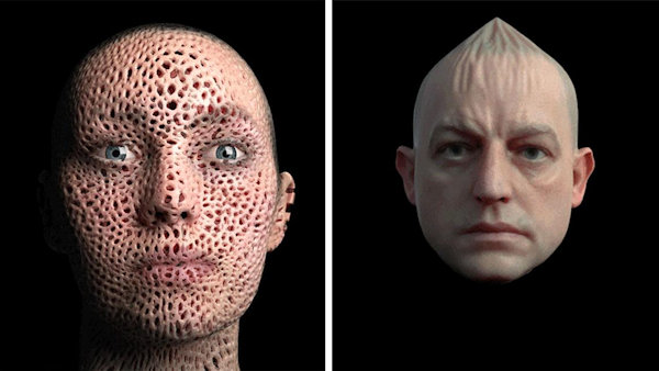 Nightmare Fuel - Creepy Human Head GIFs