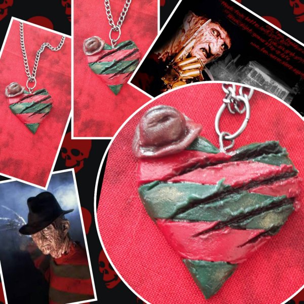 Nightmare On Elm Street Freddy Krueger Pendant Necklace