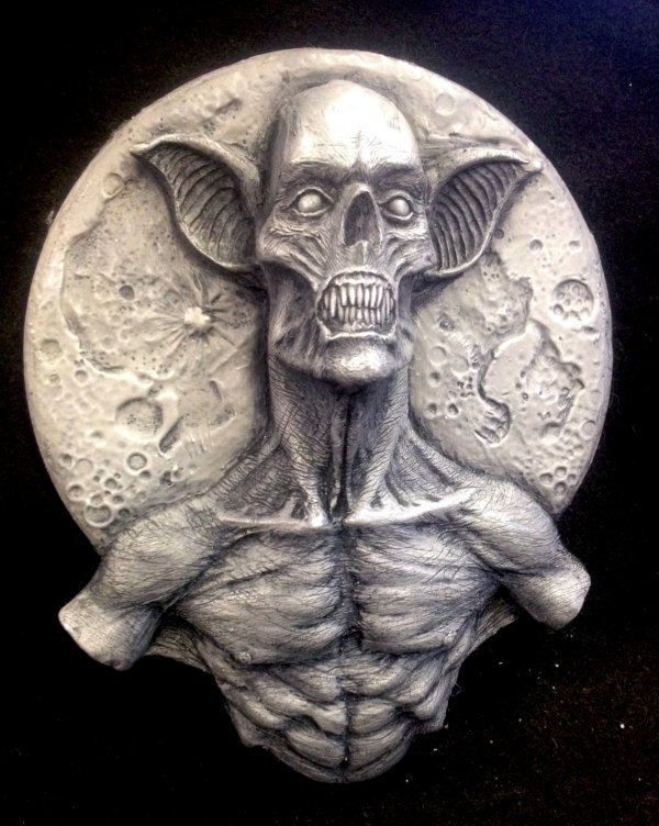 Werewolf And Vampire Wall Hanging Art