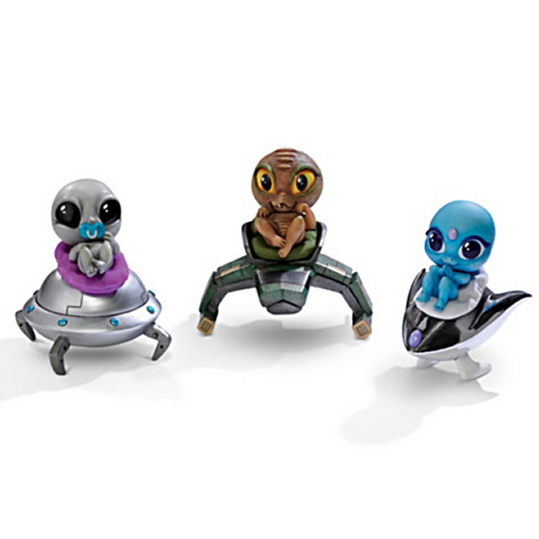 Miniature Alien Babies and Spaceships