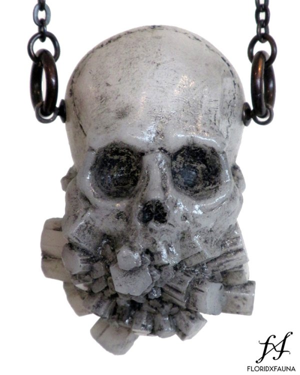 Weird and Wild Skull Crystal Pendants
