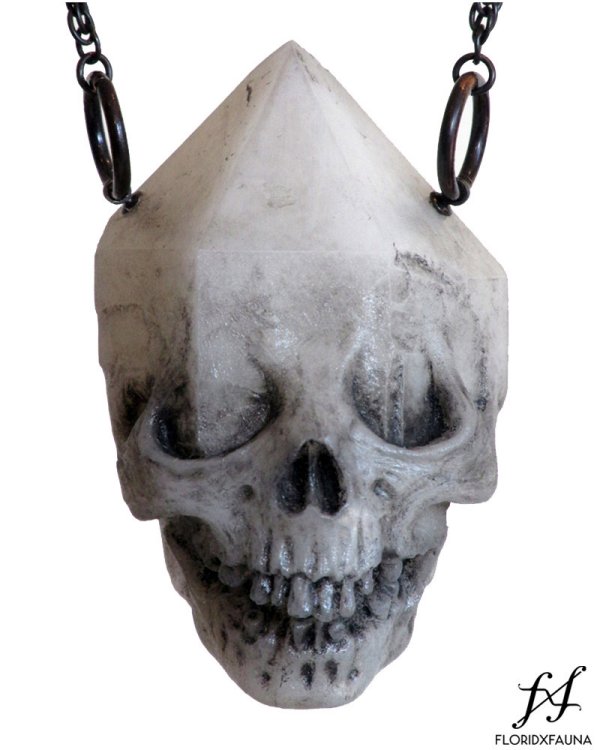 Weird and Wild Skull Crystal Pendants