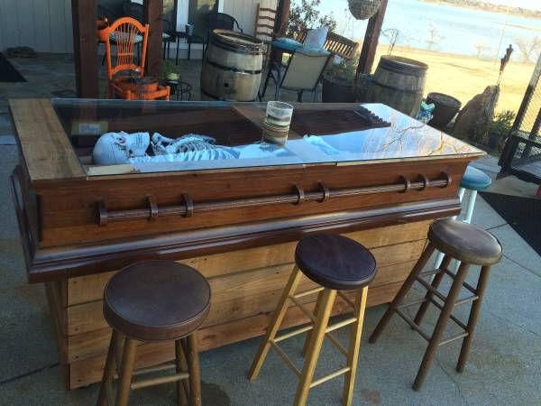 Have A Drink On That Guy Coffin Bar With Skeleton