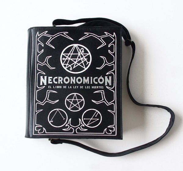 Necronomicon Leather Book Purse