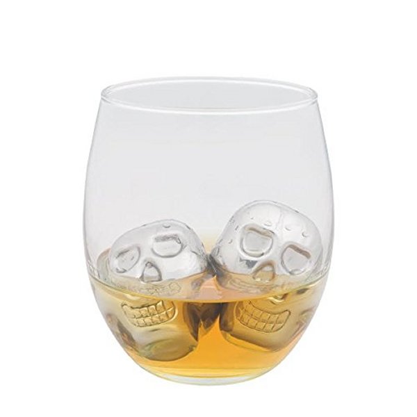 Stainless Steel Skull Head Whiskey Chillers