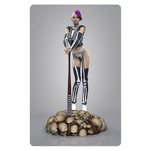 Trick or Treat Hot Chicks Squad Skelly Statue
