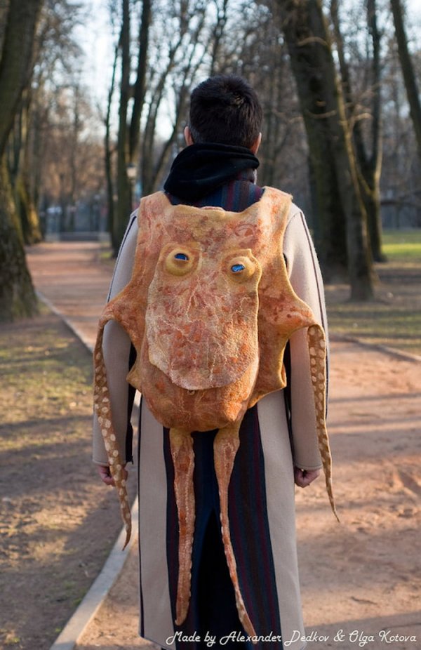 Weird Octopus Backpack