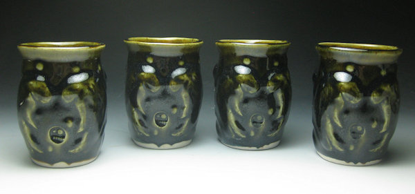 Set Of 4 Mothman Cups