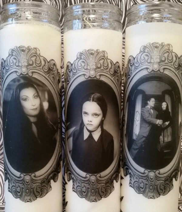 Addams Family Candle Set 
