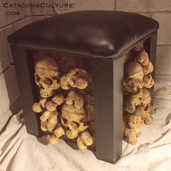 Stool Full of Skulls