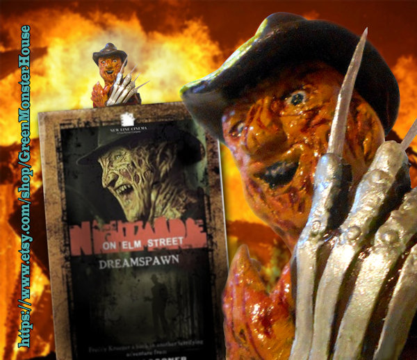 3D Freddy Krueger Bookmarks
