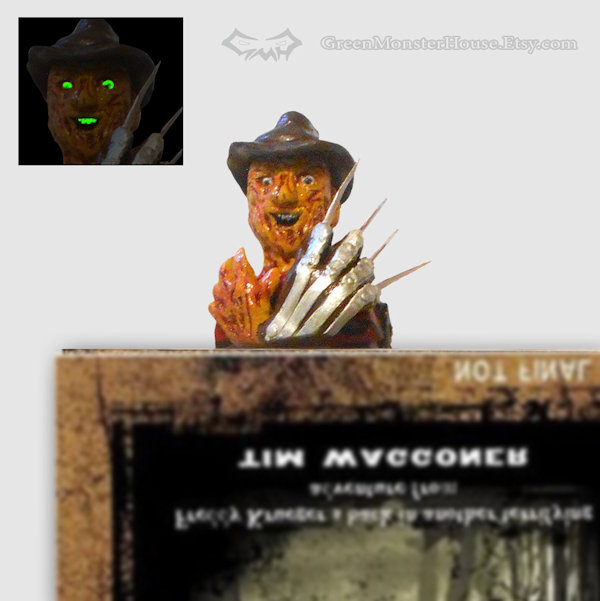 3D Freddy Krueger Bookmarks