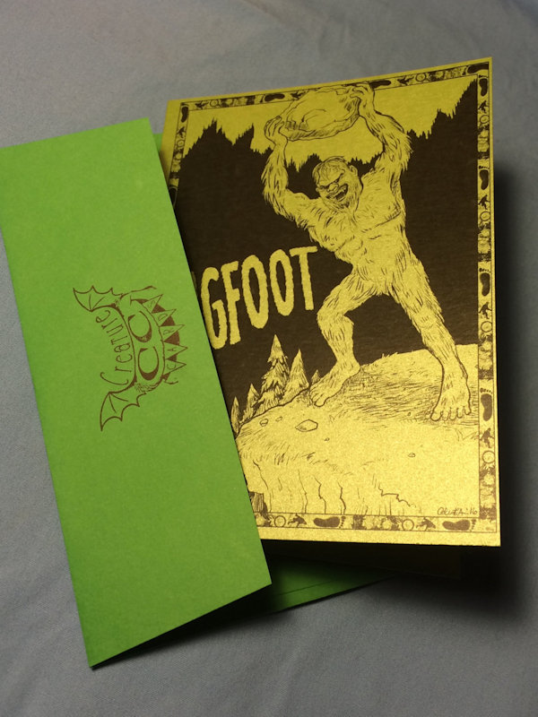 Bigfoot and Chupacabra Greeting Cards