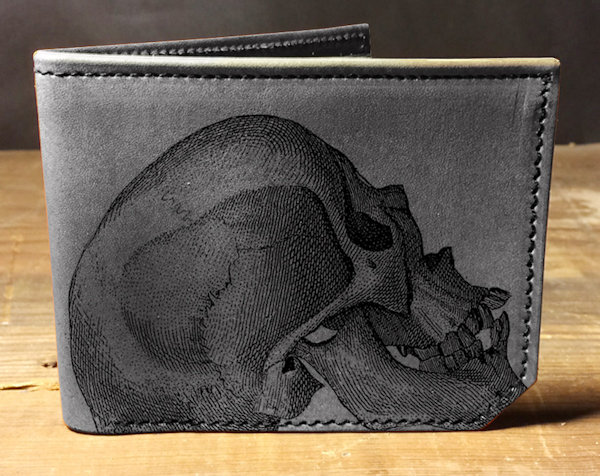Leather Skull Wallet For Your Cash And Credit Cartilage 