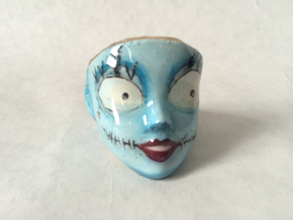 Nightmare Before Christmas Sally Doll Head Ring