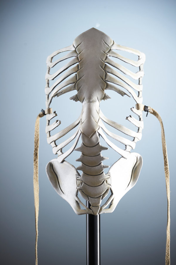 Skeleton Mask With Broken Ribs Eyeholes