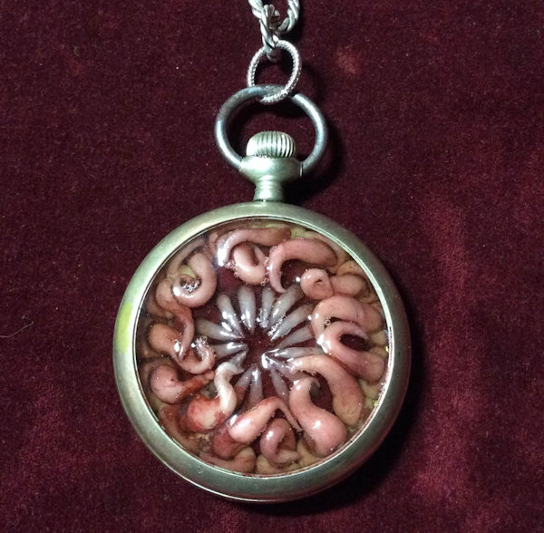 Tentacles and Teeth Pocket Watch