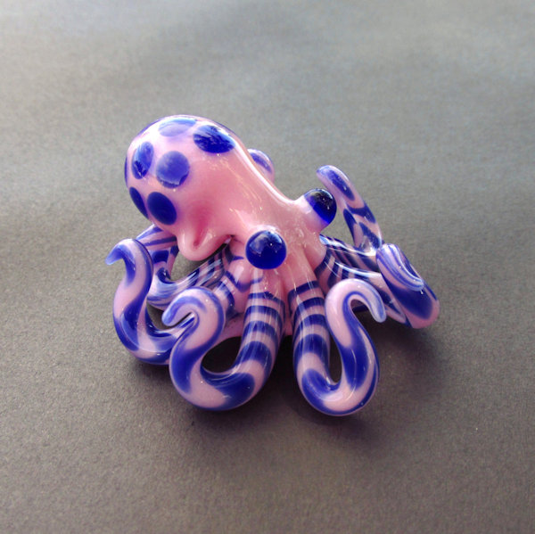 Glass Octopus Pendants