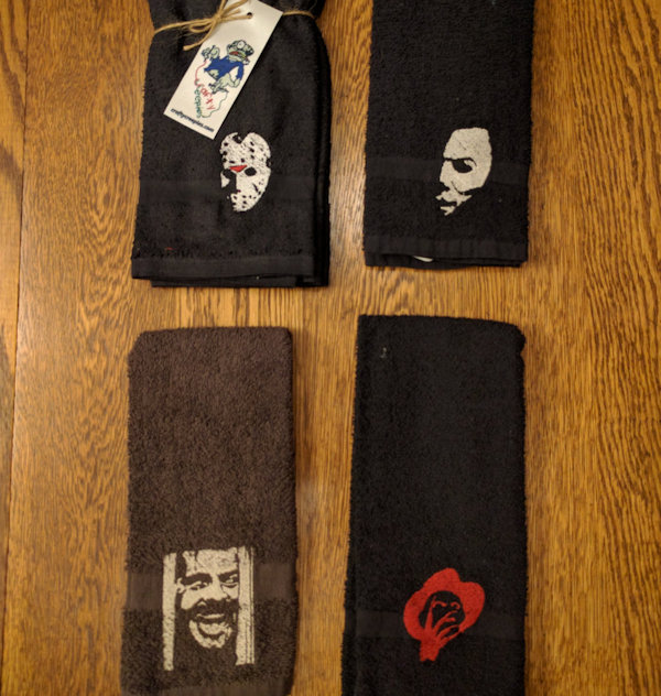 Custom Horror Hand Towels