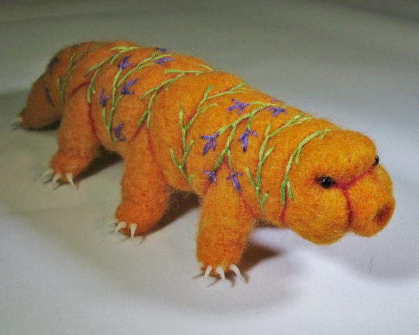 Needle Felted Tardigrades