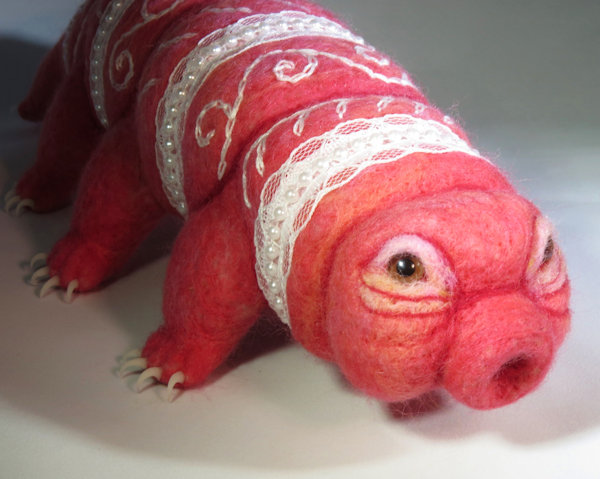 Needle Felted Tardigrades