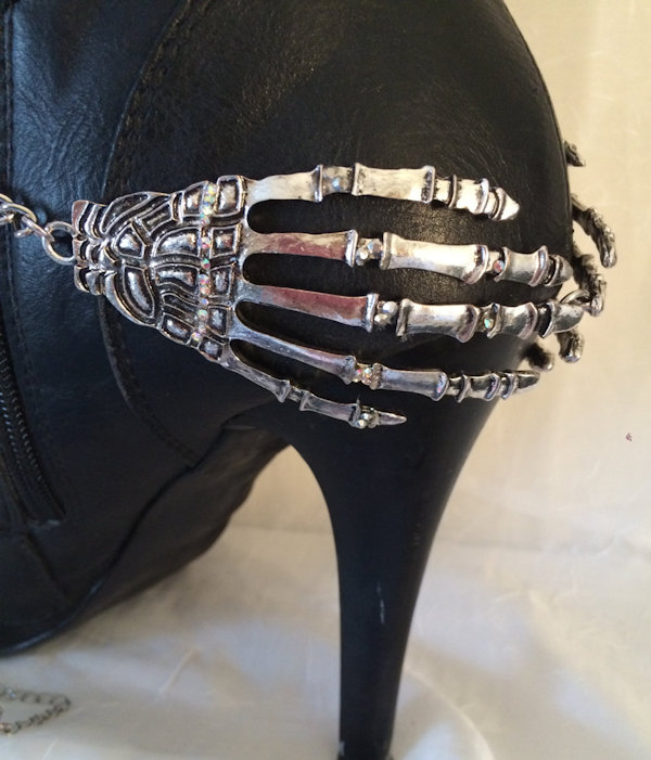Skeleton Hands Boot Bracelets