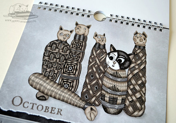 Birthday Cat Calendar In Memory Of The Dead
