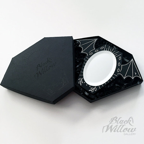 Cool Gothic Bat Mirror