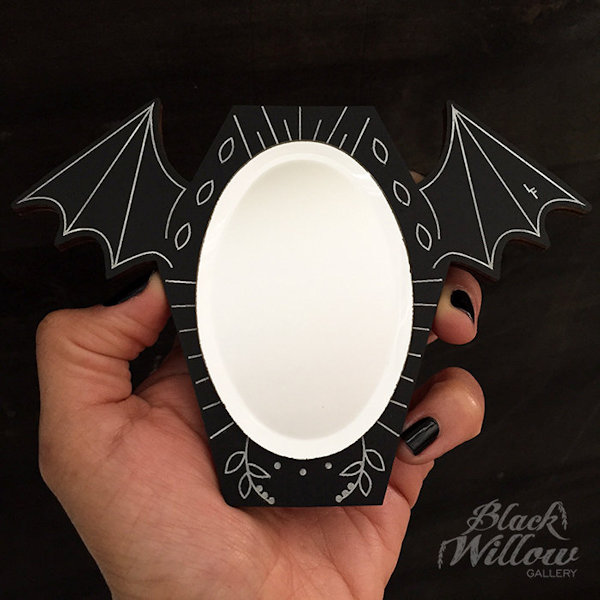 Cool Gothic Bat Mirror