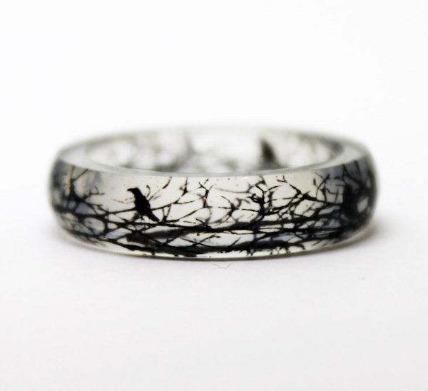 Gothic Raven Ring