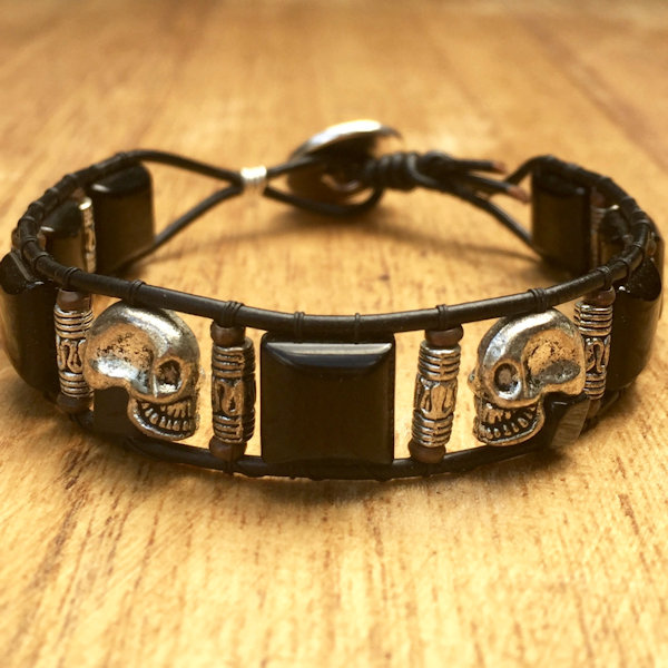 Mens Skull Bracelet