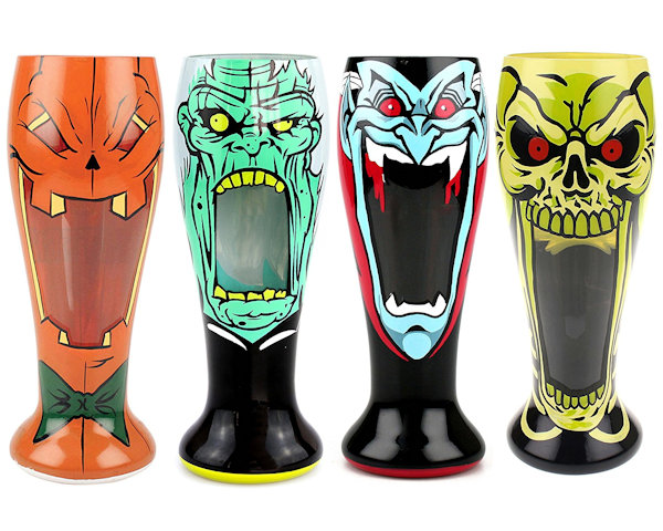 Scary Monster Pint Glasses