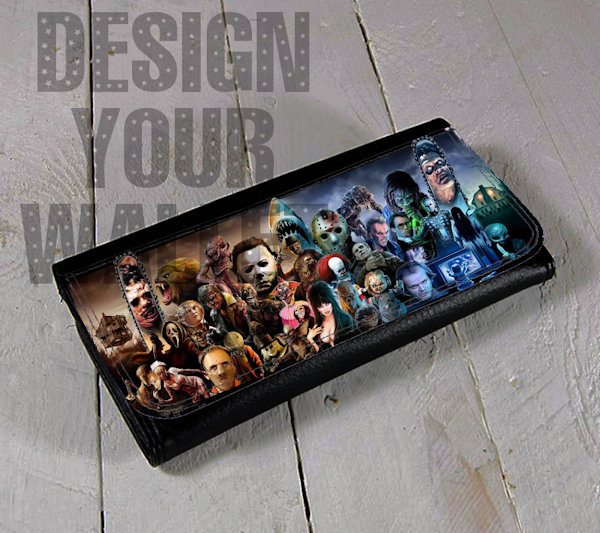 Womens Horror Characters Bifold Wallet