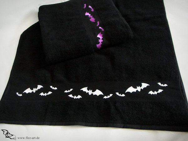 Bat Shower Towels