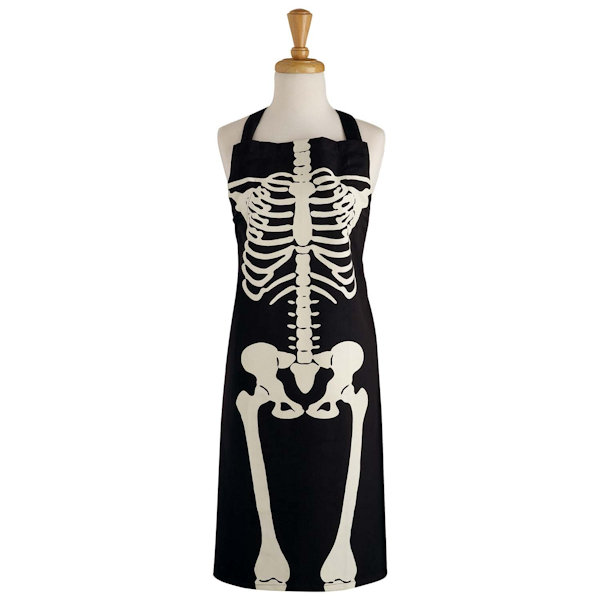 Skeleton Apron Is Perfect For Making Spare Ribs