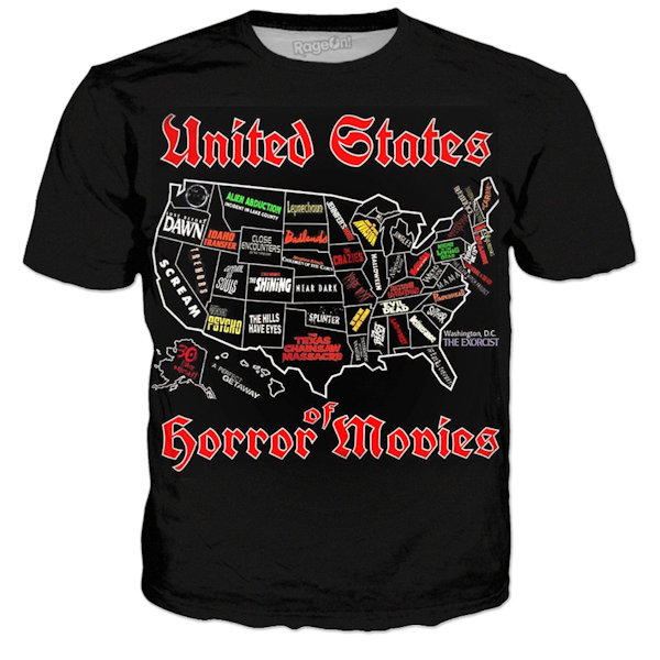 United States Of Horror Movies T-Shirt