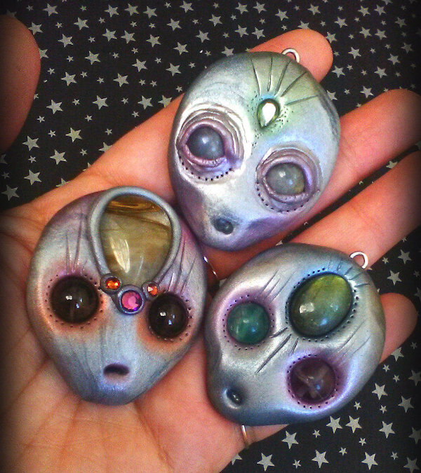 Mesmerizing Alien Pendants