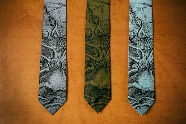 Unleash This Kraken Men's Tie