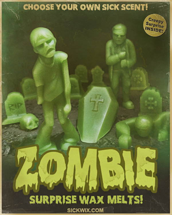 Zombie Graveyard Wax Melts Have A Surprise Inside