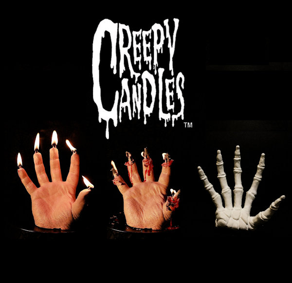 Bleeding Hand Candle