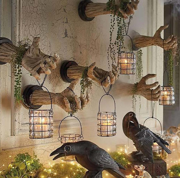 Creepy Hands With Lanterns