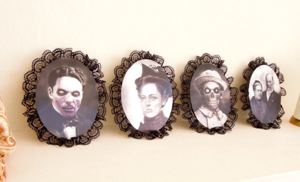 Holographic Victorian Zombie Portraits