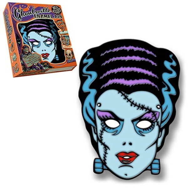 Retro and Scary Ghoulsville Enamel Pins