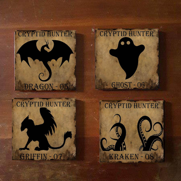 Cryptid Hunter Coasters
