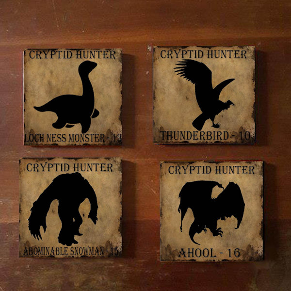 Cryptid Hunter Coasters