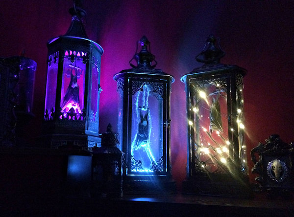 Interior Frighting - Taxidermy Bat Lanterns