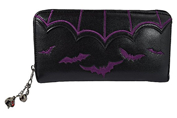 Banned Gothic Witch Gotham Knight Bat Attack Wallet