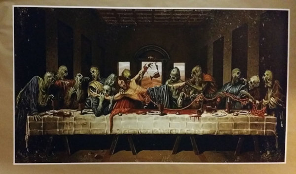Zombie Last Supper Print