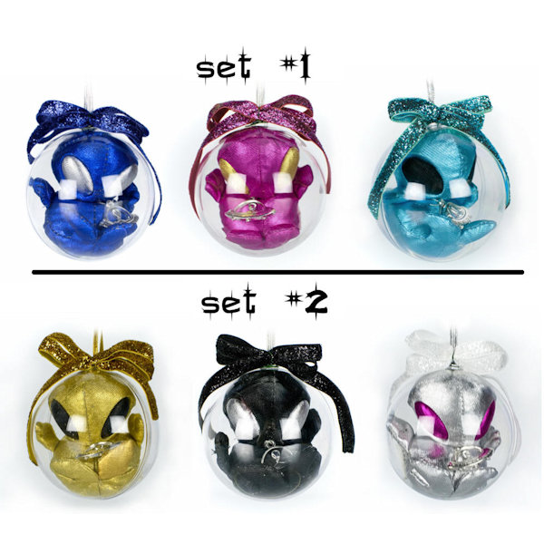 Alien Christmas Ornaments That Are Also Dolls