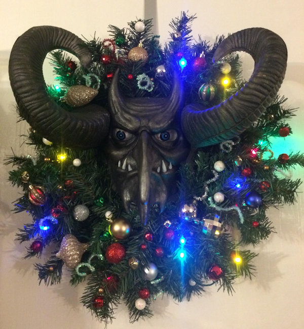 Krampus Christmas Wreaths